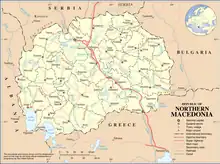 Description de l'image North Macedonia Map.png.