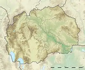 Voir sur la carte topographique de Macédoine du Nord