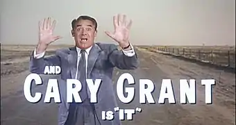 Cary Grant interprète le publicitaire Roger Thornhill.