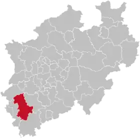 Localisation de Arrondissement de Düren