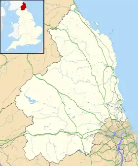 Voir sur la carte administrative du Northumberland