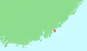 Localisation de l'île