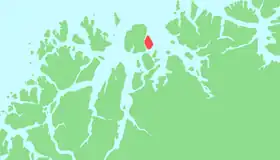 Localisation de Laukøya