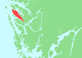 Localisation de Radøy