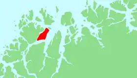 Localisation de Reinøya