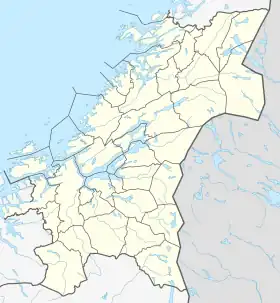 Voir sur la carte topographique du Trøndelag