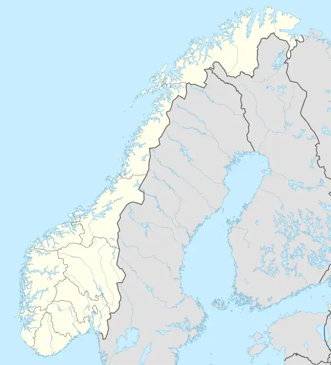 Carte des Mégalithes en Norvège
