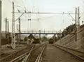 La gare en 1911