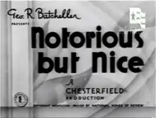 Description de l'image Notorious but Nice Richard Thorpe 1933.png.