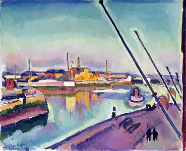 Digue de Notre-Dame, Le Havre (1908), Saint-Pétersbourg, musée de l'Ermitage.