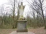 Notre-Dame de Beauraing dans le parc du Castel Sainte-Marie à Beauraing.