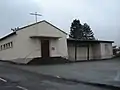 Chapelle  Notre Dame du Bon Accueil  au Giboulon. Inauguration 18 septembre 1955. Extension réalisée en 1971.