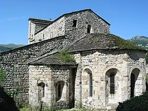 Face arrière de Notre Dame de Prévenchère (2005).