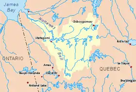 Image illustrative de l’article Lac Irène (rivière Opawica)