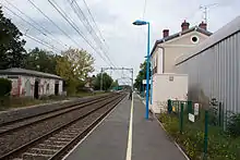 Vue générale de la gare.