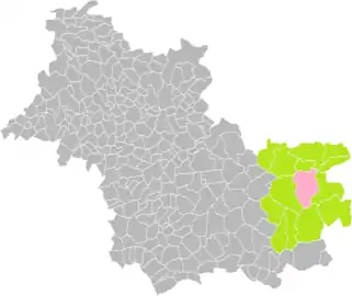 Nouan-le-Fuzelier dans le canton de la Sologne en 2016.