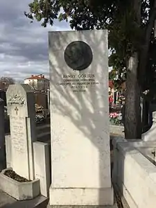 Monument funéraire d'Henry Gorjus, Lyon, cimetière de la Croix-Rousse.