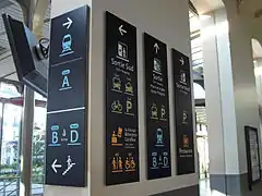 Nouvelle signalétique de la gare