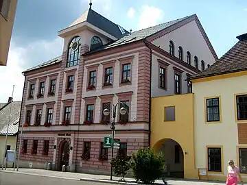 Nové Město : l'hôtel de ville.