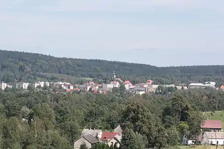 Panorama de Nové Město pod Smrkem.