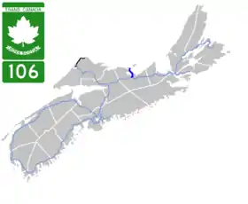 Image illustrative de l’article Route 106 (Nouvelle-Écosse)