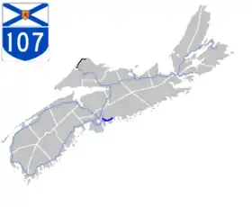 Image illustrative de l’article Route 107 (Nouvelle-Écosse)