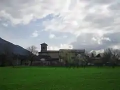 Abbaye de Novalaise, vue par le nord.