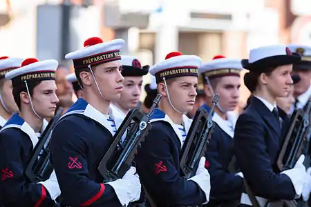 La préparation militaire marine lors des cérémonies du 11 novembre 2014, Toulouse