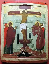 Novgorod, crucifixion, XVI s.