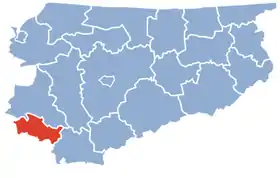 Localisation de Powiat de Nowe Miasto