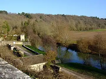 Le Serein vu depuis le château