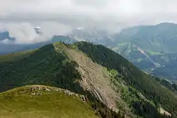 Vue du col du Glaubenbühl et de la vallée de l'Entlebuch