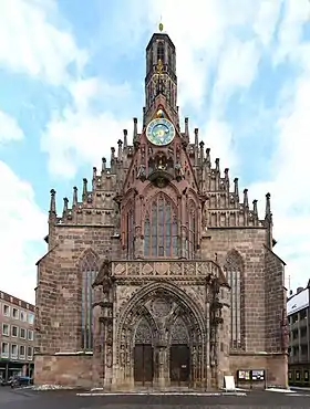 Façade ouest de l'église