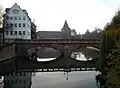 Vue du Henkersteg au Maxbrücke, 2008.