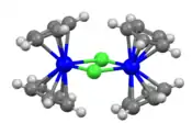 Image illustrative de l’article Chlorure de bis(cyclopentadiényl)titane(III)