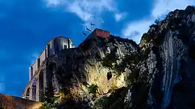 Nuit sur la Citadelle de Sisteron.