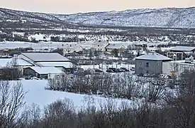 Le village de Nuorgam dans la commune d'Utsjoki.