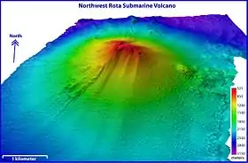 Image oblique reconstituée du Northwest Rota-1.