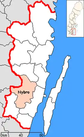 Localisation de Nybro