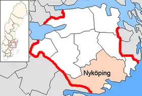 Localisation de Nyköping