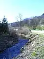 La rivière après sa sortie de la forêt