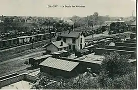 À cette époque, la gare était dotée d'un dépôt de locomotives à vapeur.