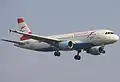 Airbus A320 de Tyrolean (livrée Austrian Airlines).