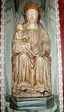 Notre-Dame de Westminster, Vierge à l'Enfant, Cathédrale de Westminster.