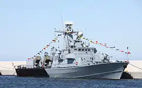Le Grom, corvette lance-missiles de la marine polonaise.