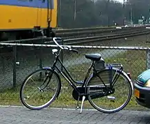 Ancien modèle de vélo.