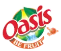 Ancien logo d'Oasis du 5 juillet 2010 au 9 septembre 2015 (La mention « Be Fruit » a été ajoutée en 2012)