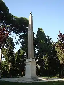 Obélisque de la Villa Celimontana