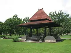 Tappan Square Bandstand.