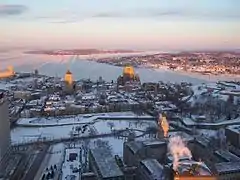 Le Vieux-Québec, en hiver